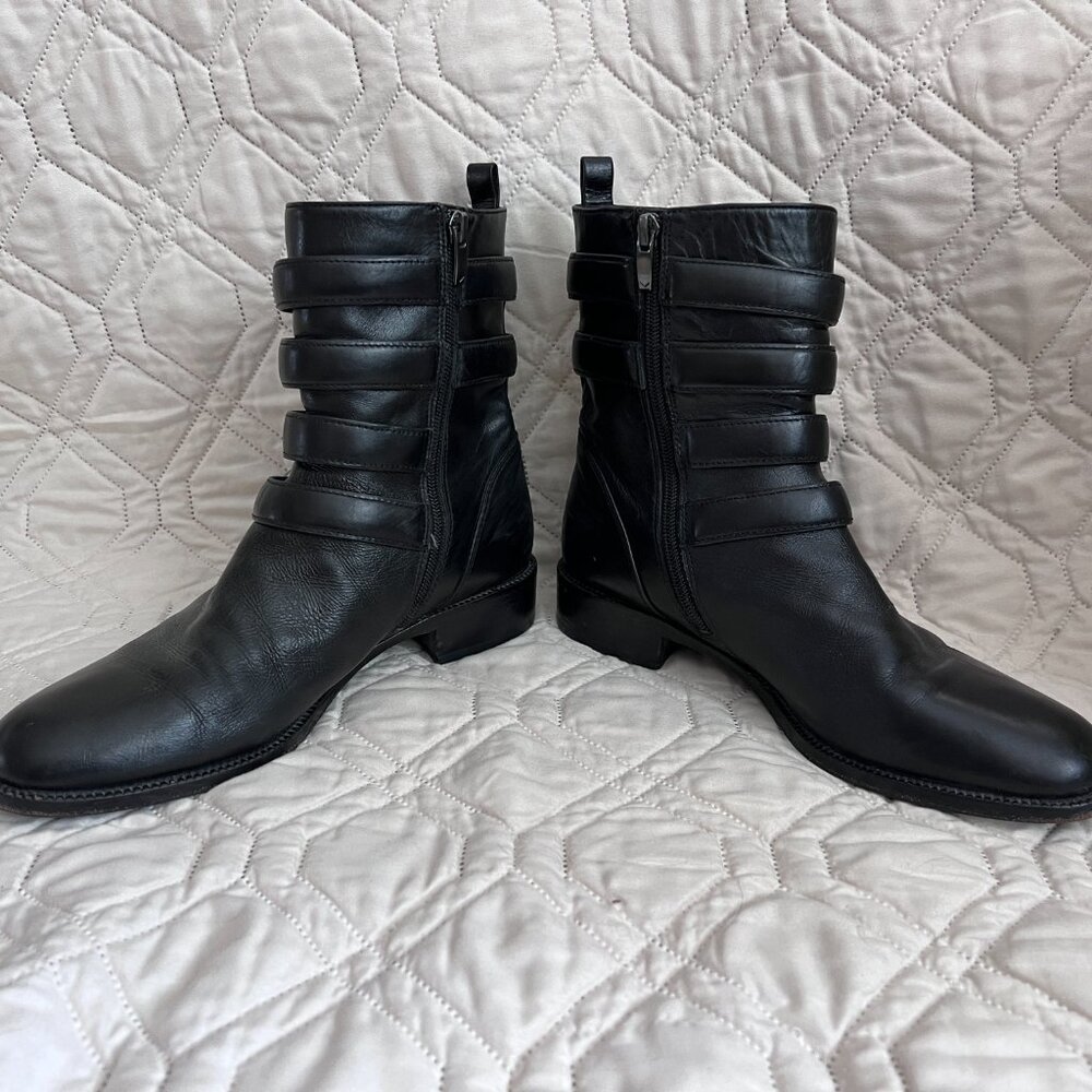 Via Spiga Black buckle boots - Picture 4 of 10
